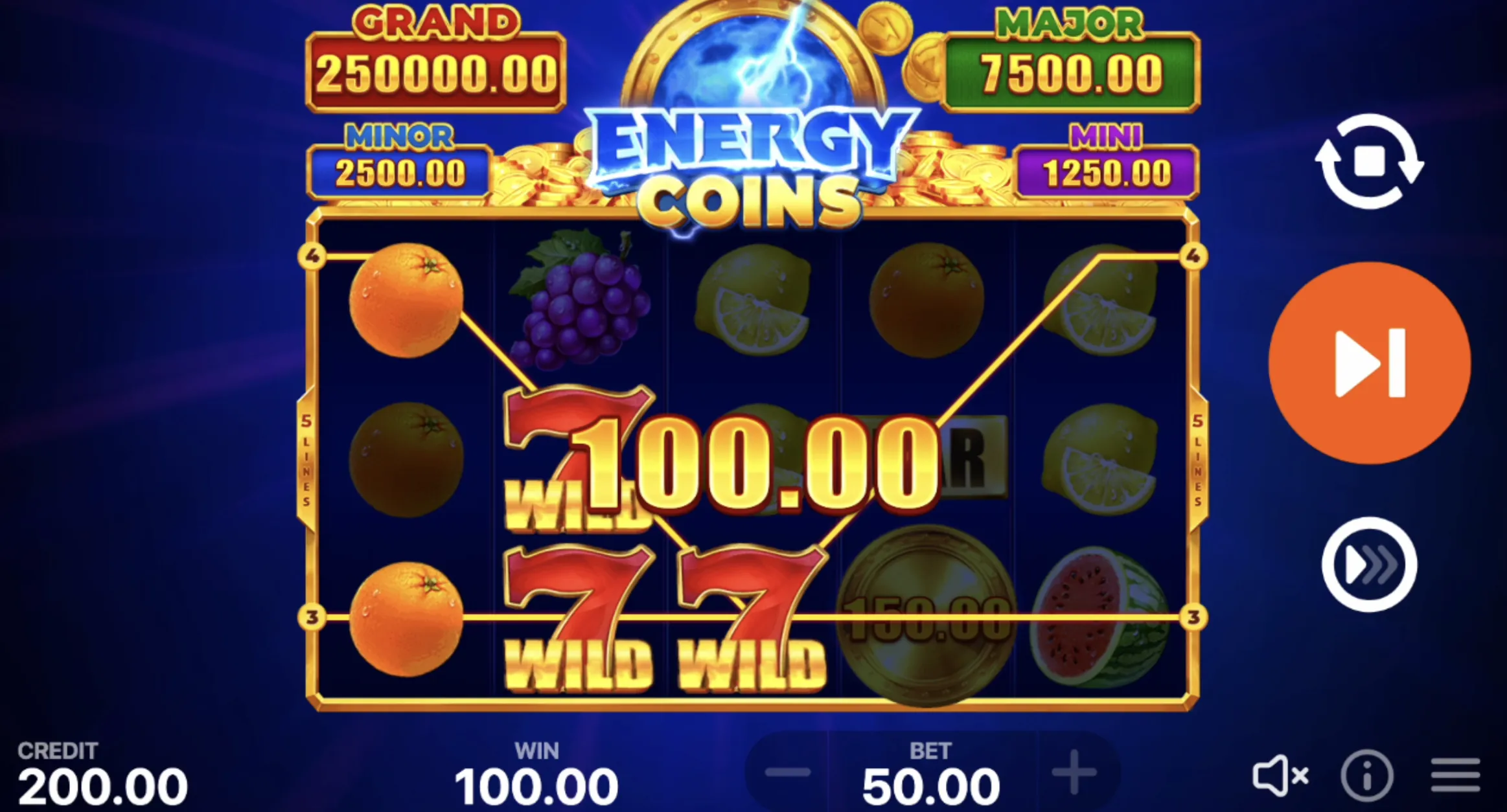 Energy Coins: Hold and Win demo