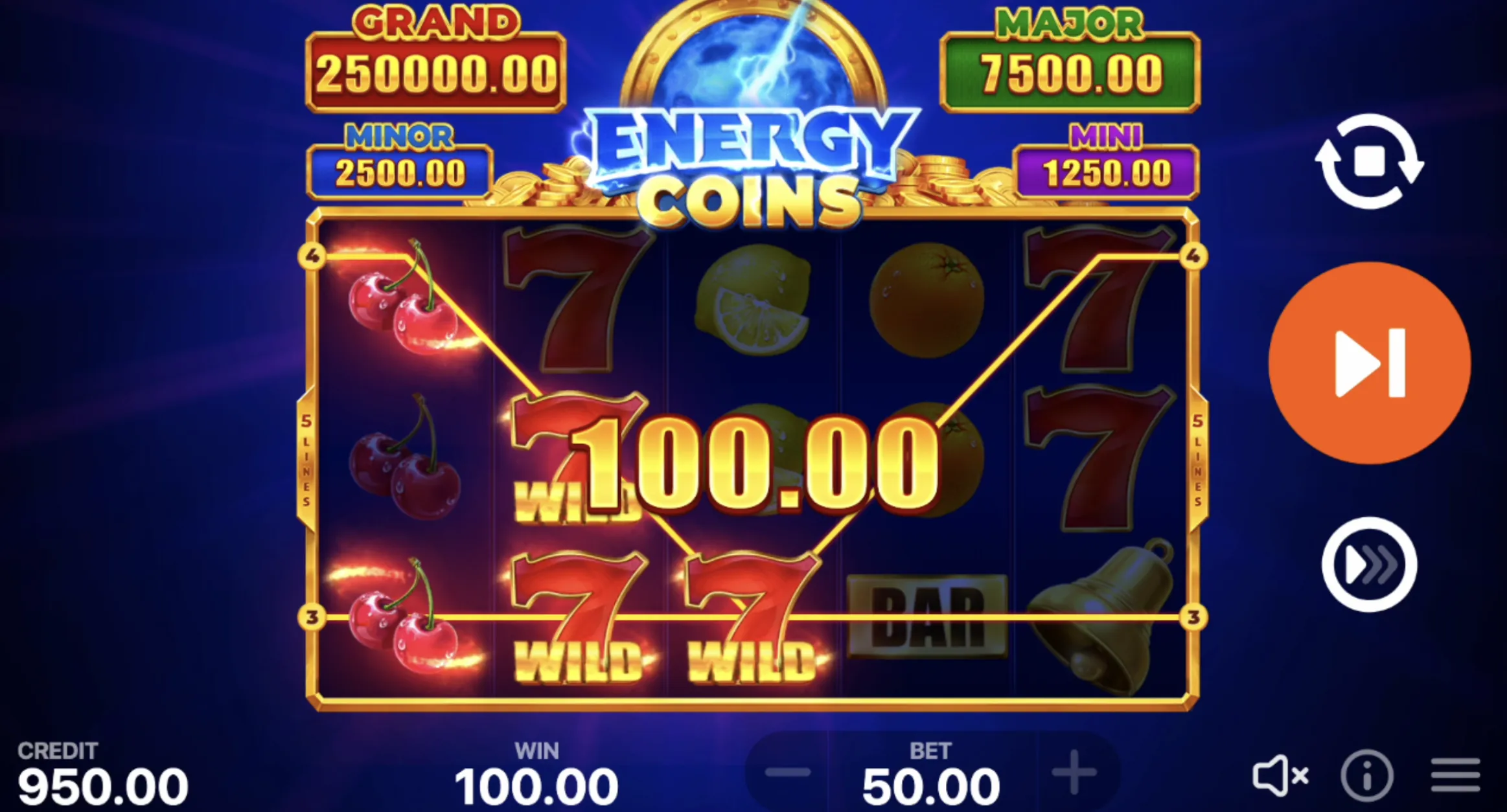 Energy Coins: Hold and Win