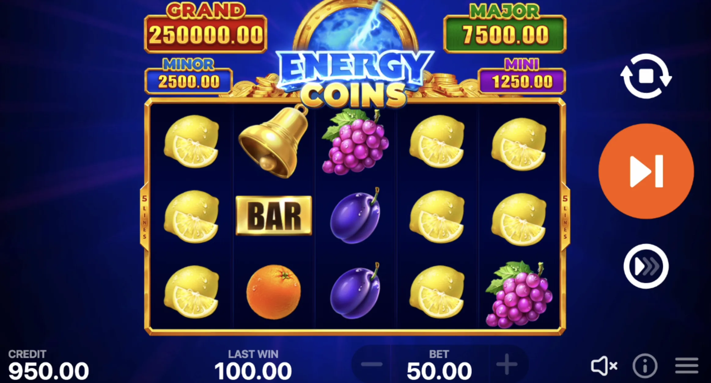 Energy Coins: Hold and Win Slot